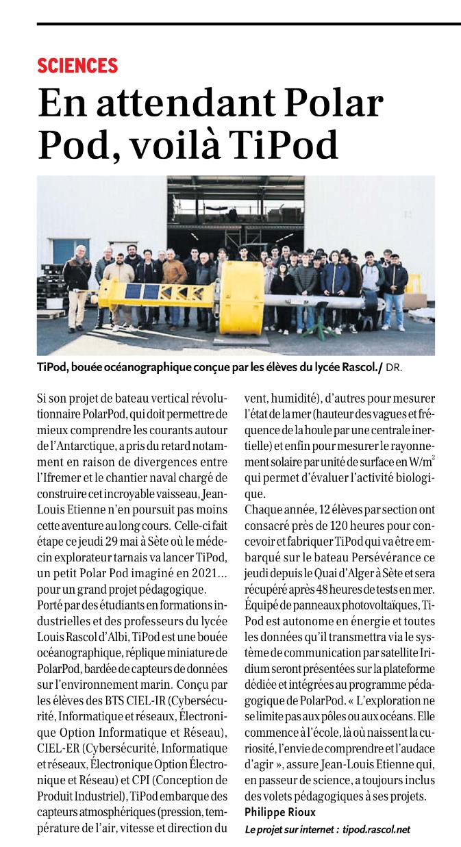 La dépêche du midi édition toulouse, philippe rioux